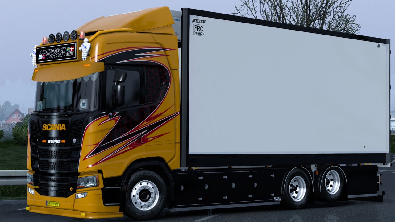 WFTruckstyling Skin for Scania S tandem